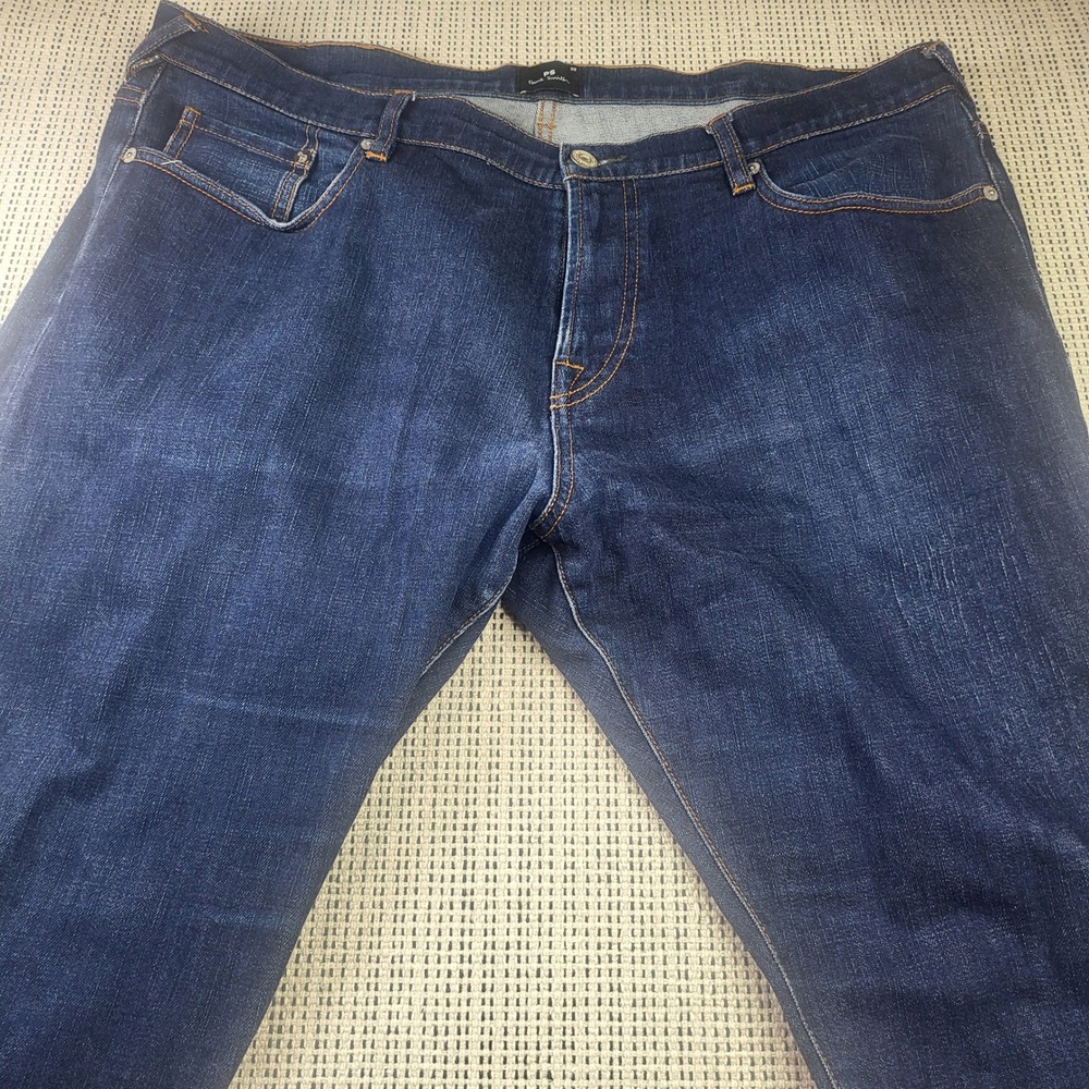 PS Paul Smith Jeans Mens 36 Blue Straight Dark Wash Stretch Denim 301Z/F20004 - Picture 1 of 9